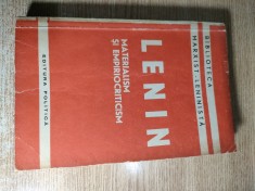 V. I. Lenin - Materialism si empiriocriticism - Note critice despre o filozofie reactionara (Editura Politica, 1959; editia a II-a)