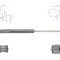 Amortizor capota fata, echilibror Hyundai I40 (Vf), 06.2011-, Stanga = Dreapta, Combi, SEDAN, Lungime, Cursa, Forta 365 mm, 142 mm, 360 N