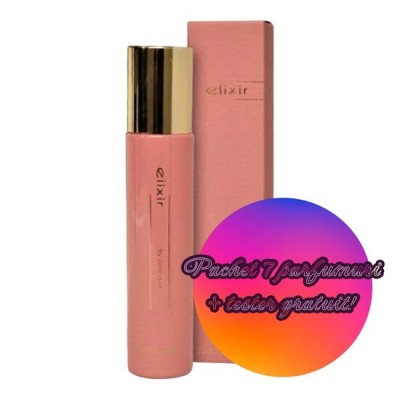 Set 7 x Apa de parfum Cote d&amp;#039;Azur, Elixir, Pink, Femei, 30ml + Tester GRATUIT foto