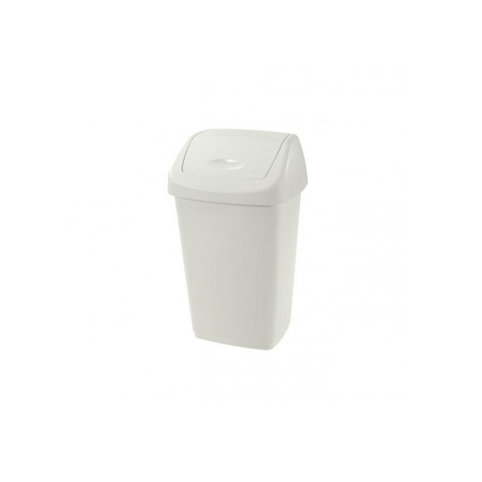 Cos de gunoi batant Aurora, 9 L, crem
