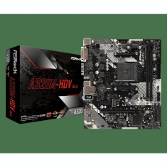 PLACA de BAZA Asrock A320M-HDV R4.0 skt AM4 AMD A320 mATX slot RAM 2 x DDR4 max 32 GB 4x S-ATA 3 1x M.2 1x PCI-E PCI-E3.0x16 x 1 LAN 1000 Mbps HDMI DV foto