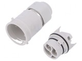 Conector alimentare AC terminal cu șurub tată 9-12mm 16A