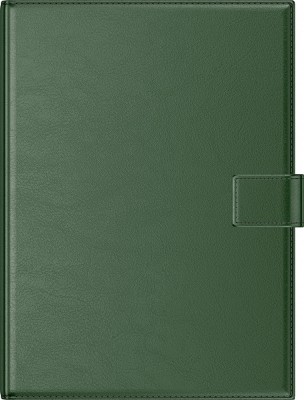 Agenda A4 Premium cu mecanism auriu verde inchis foto