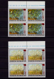 Cumpara ieftin RO 2000 ,LP 1513 , &quot; 100 ani m. Van Gogh s./1990&quot; ,bloc 4 ,EROARE/pata L1/C3,MNH, Natura, Nestampilat