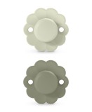 Set 2 suzete fiziologice Suavinex Wonderland Butterfly, 6-18 luni, silicon, BPA Free, verde