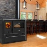Soba de gatit, PRITY GT W10 FI G DR, metalica, 4,4 kg/h, 930 x 620 x 800 - Negru