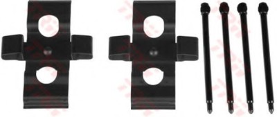Set accesorii, placute frana MERCEDES E-CLASS (W210) (1995 - 2003) TRW PFK482 foto
