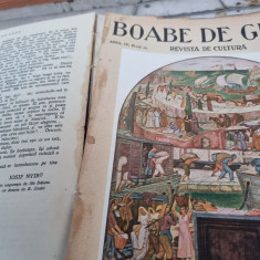 Boabe de grau Revista de cultura,pe anul 1933