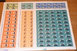 ANIVERSARI -PERSONALITATI .2002 LP.1580 MNH, 50 SERII TIRAJ 250.000, Nestampilat