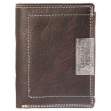 Portofel Barbati Leonardo Verrelli Piele Maro Inchis RFID Protectie Carduri 10 x 12 x 2 cm