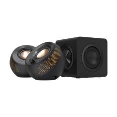 CREATIVE PEBBLE X Plus USB-C 2.1 Speakers w/Bluetooth 5.3, RGB Lighting, Aux, black &amp;quot;51MF0495AA000&amp;quot; (timbru verde 0.8 lei) foto