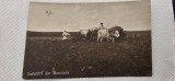 Carte postala , SALUTARI DIN ROMANIA , la arat , Editura Saraga