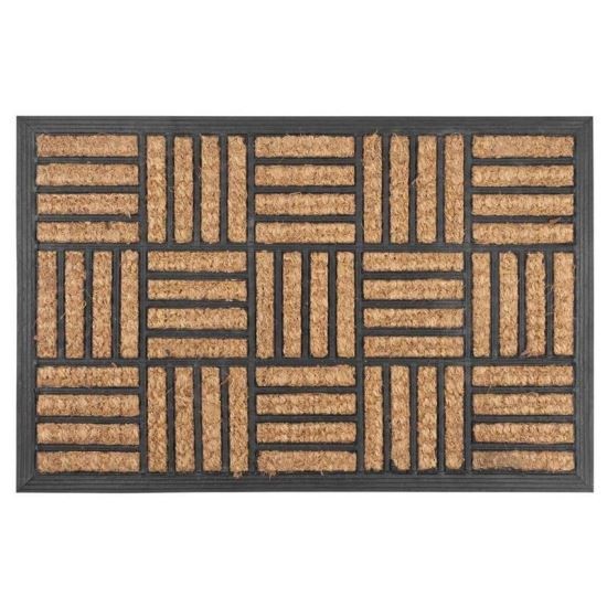 Covoras intrare, 40x60 cm, model parchet GartenVIP DiyLine