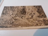 CARTE POSTALA VECHE NECIRCULATA RAMNICU VALCEA -POTECA DUPA MATCA BISTRITEI