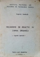 MECANISME DE REACTIE IN CHIMIA ORGANICA. CAPITOLE SPECIALE-EUGENIA COMANITA-236679