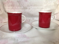 2 cescute vintage pt expresso, portelan fin Rosenthal foto