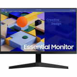Monitor Samsung LS24C310EAUXEN, 24&quot;, Full HD, IPS, 75 Hz, 5 ms, HDMI, Negru