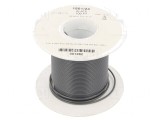 Cablu HookUp Wire 24AWG PVC Gri &Icirc;ntunecat 30,5m