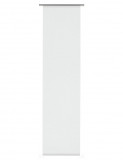 Perdea panou GARDINIA, 1 bucata, glisanta, opaca, 60 x 245 cm, alb - RESIGILAT