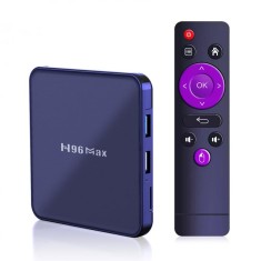 TV Box H96 Max V12 Smart Media Player, 4K, RAM 2GB DDR3, ROM 16GB, Android 12, RK3318 Quad Core, AirPlay, Miracast, DLNA, WiFi dual band foto