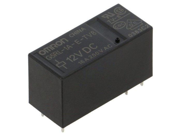Releu electromagnetic 12VDC 16A PCB
