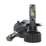 Set 2 Becuri LED Auto Xentech Light V20 H4 4300K 55W Lumeni 20000lm IP68