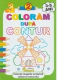 Coloram dupa contur 2, 3-5 ani