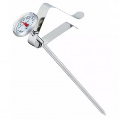 Termometru bucatarie Kinghoff KH 3696, 14 cm, Clema de fixare, -20 – 100C, Inox