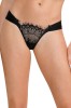GS487-1 Chilot cu talie joasa, accesorizat cu dantela