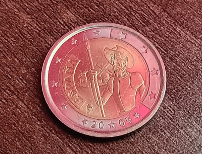 C50 - Moneda foarte veche - 2 euro - Spania - 2005 - omagiala foto
