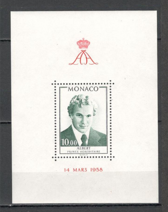 Monaco.1979 20 ani nastere Printul Albert-Bl. SM.631