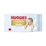 Servetele umede Huggies, Pure Extra Sensitive, zero plastic, 48 buc