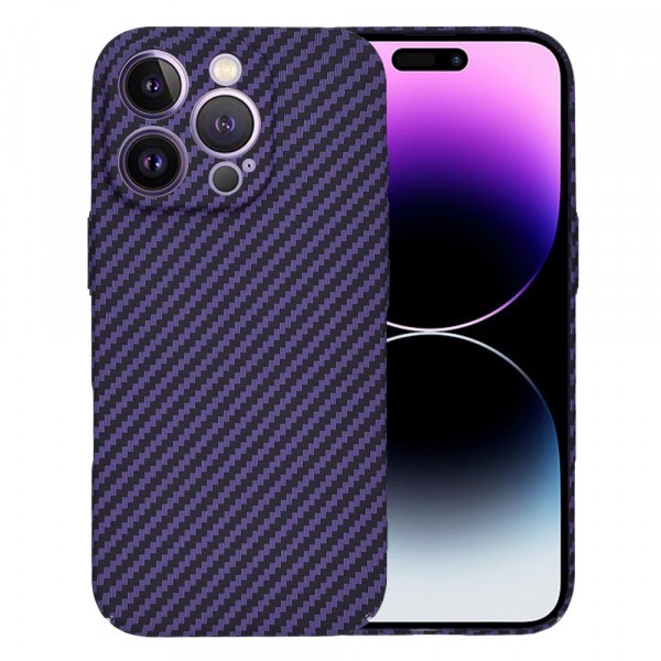 Husa pentru Apple iPhone 14 Pro Max, Techsuit, Carbonite FiberShell, Mov