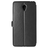 Husa tip carte cu stand neagra (cu decupaj casca) pentru Lenovo S860 Dual Sim