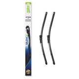 Set Stergatoare Parbriz Valeo Silencio, 500mm, BMW Seria 1 E81, Cauciuc+Grafit, Tip Plat, Carlig/Universal