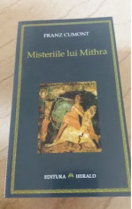 MISTERIILE LUI MITHRA/ FRANZ CUMONT foto