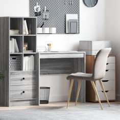 vidaXL Birou de scris Gri sonoma Lemn prelucrat 80 x 40 x 76 cm Simplu