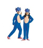 Costum Carnaval Ariciul Sonic Pentru Copii, Albastru, Marime S ( 4 -6 ani), Oem