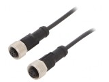 Cablu Senzori Automatizări M12 4 Pini 2m Mufă-Mufă