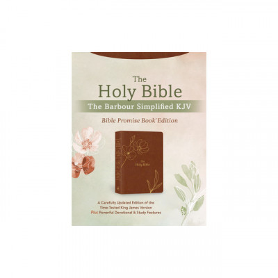 The Holy Bible: The Barbour Simplified KJV Bible Promise Book Edition [Chestnut Floral]: A Carefully Updated Edition of the Time-Tested King James Ver foto