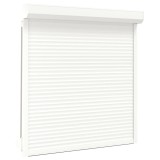 vidaXL Oblon rulant, alb, 140 x 150 cm, aluminiu