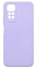 Husa de protectie din silicon pentru Redmi Note 11, SoftTouch, interior microfibra, Lilac, Oem