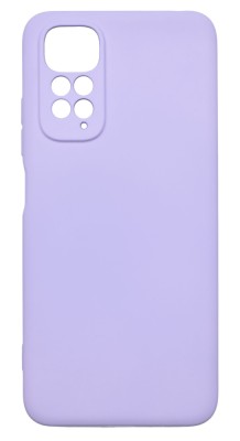 Husa de protectie din silicon pentru Redmi Note 11, SoftTouch, interior microfibra, Lilac foto