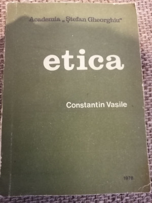 Etica - Constantin Vasile foto