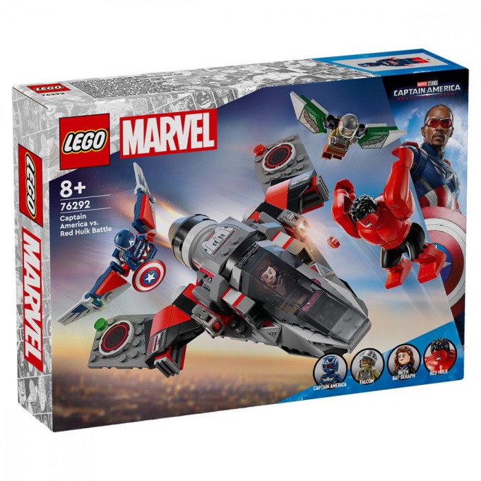 LEGO MARVEL SUPER HEROES BATALIA DINTRE CAPITANUL AMERICA SI HULK ROSU 76292 SuperHeroes ToysZone