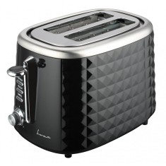 Prajitor de paine Fram, 850 W, 2 felii, decongelare, 7 niveluri rumenire, Negru