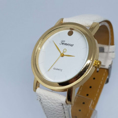 Ceas de dama Geneva gold white