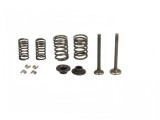 Set Reparatie Supape Revo Moped 80CC-4T, Chiulasă &Oslash;47mm, Supapă Admisie/Evacuare, Arcuri, Sigurante, Simeringuri