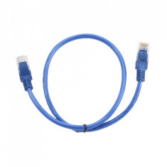 Cablu Gembird patchcord RJ45, cat.5e, UTP, 0.25m, albastru