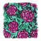 Sticker decorativ, Trandafiri, Mov, 55 cm, 9193ST